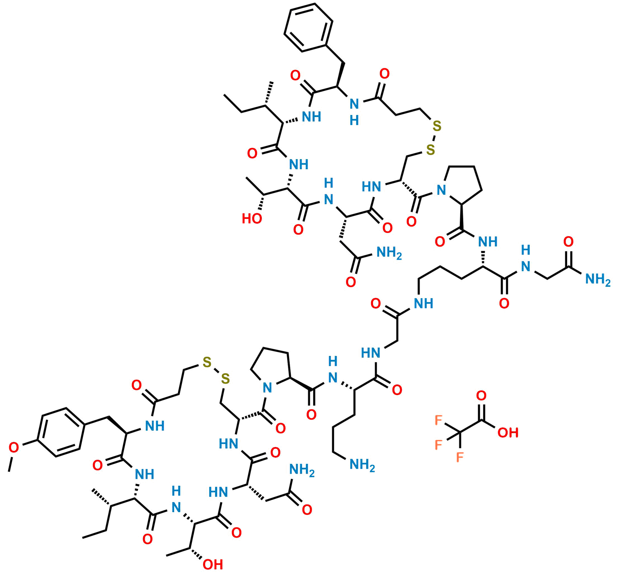 (Orn(Atosiban(Free acid))8)-Atosiban TFA salt